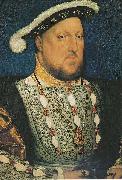 Hans holbein the younger Portrait of Henry VIII, oil on canvas